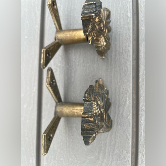 Vintage metal sword katana wall hangers by Marto Toledo of Spain set of 2 - Picture 15 of 16